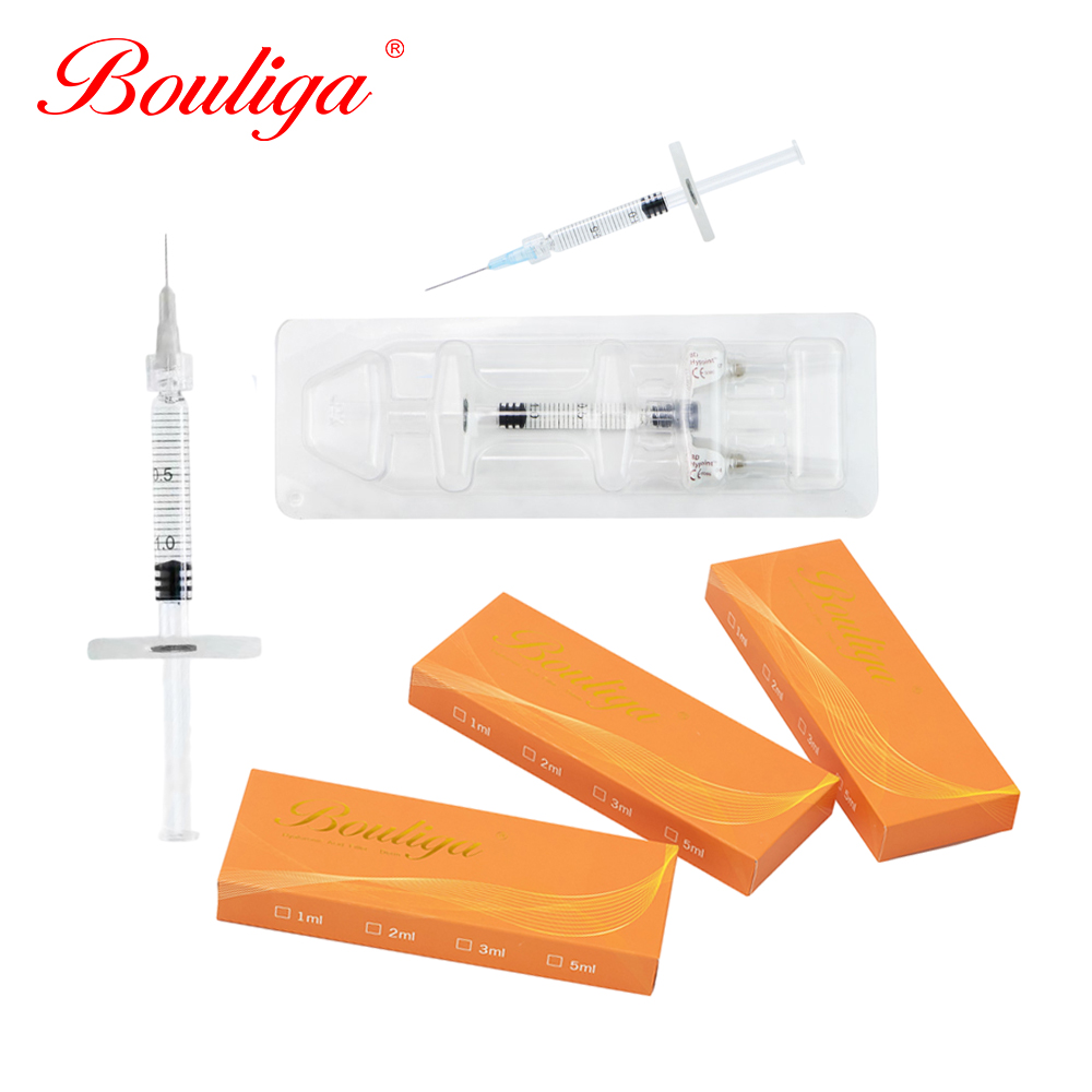 Gel d'acide hyaluronique par injection anti-âge Bouliga 2 ml